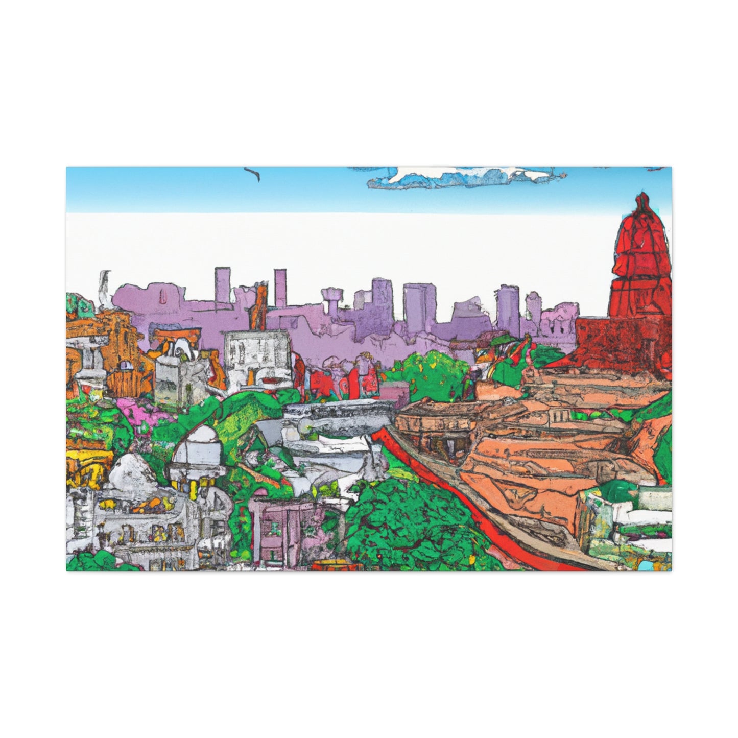 Palace of Wonders - Destination India - Canvas