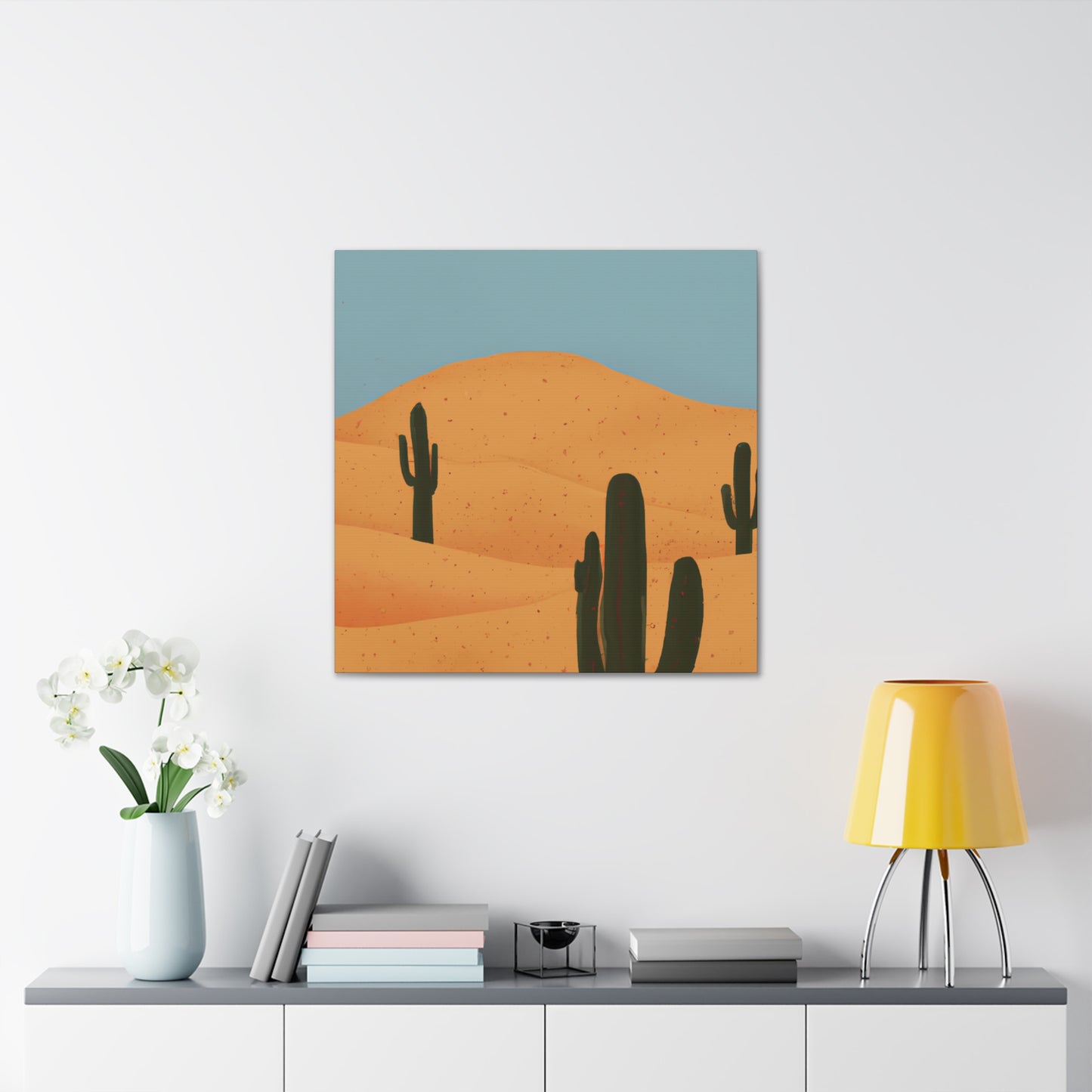 Old-World Refresh - Vintage Contemporary - Desert - Canvas