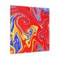 Aqua Aurora - Abstract - Canvas