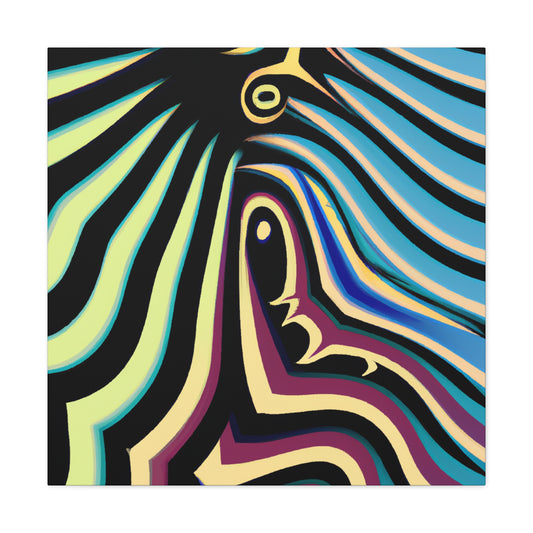 Azureaux- Abstract - Canvas