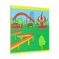 Enchanted Flora- Landscape - Canvas