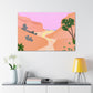Flaming Dunes - Landscape - Canvas