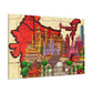 Dazzling Beauty - Destination India - Canvas