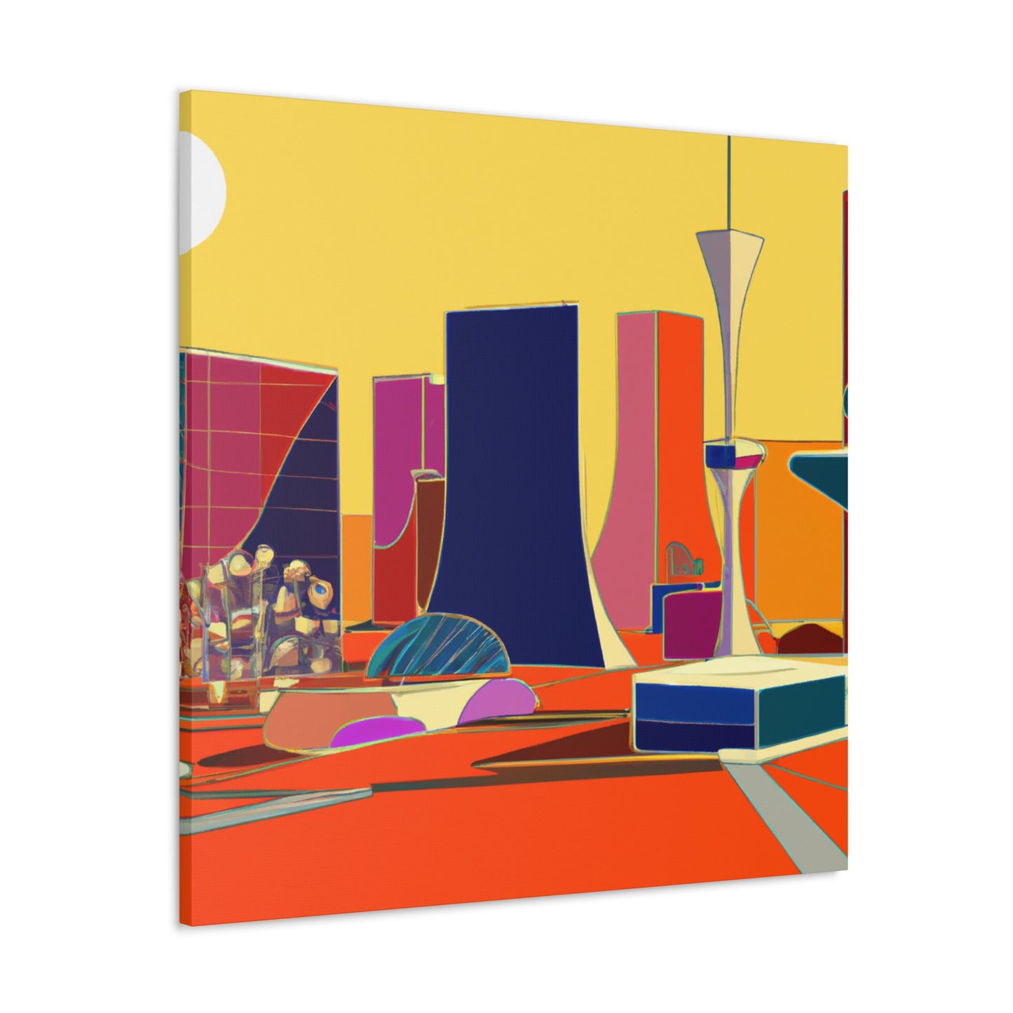 Qahirah - Middle East. - Canvas