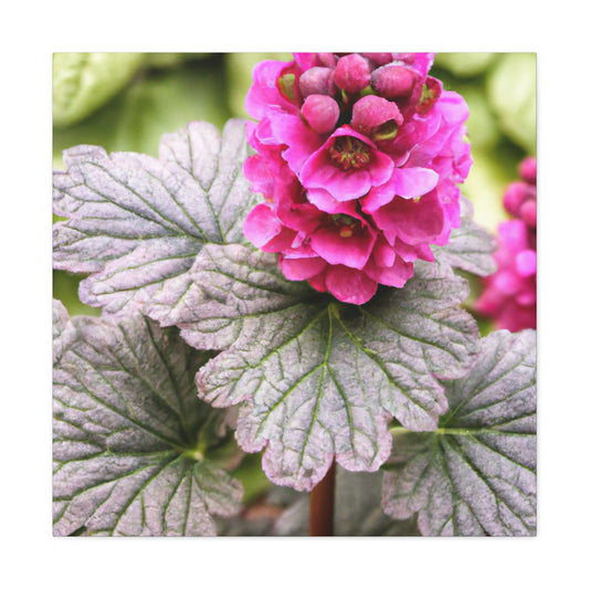 "Garden Fountain Fantasia" - Canvas - Floral