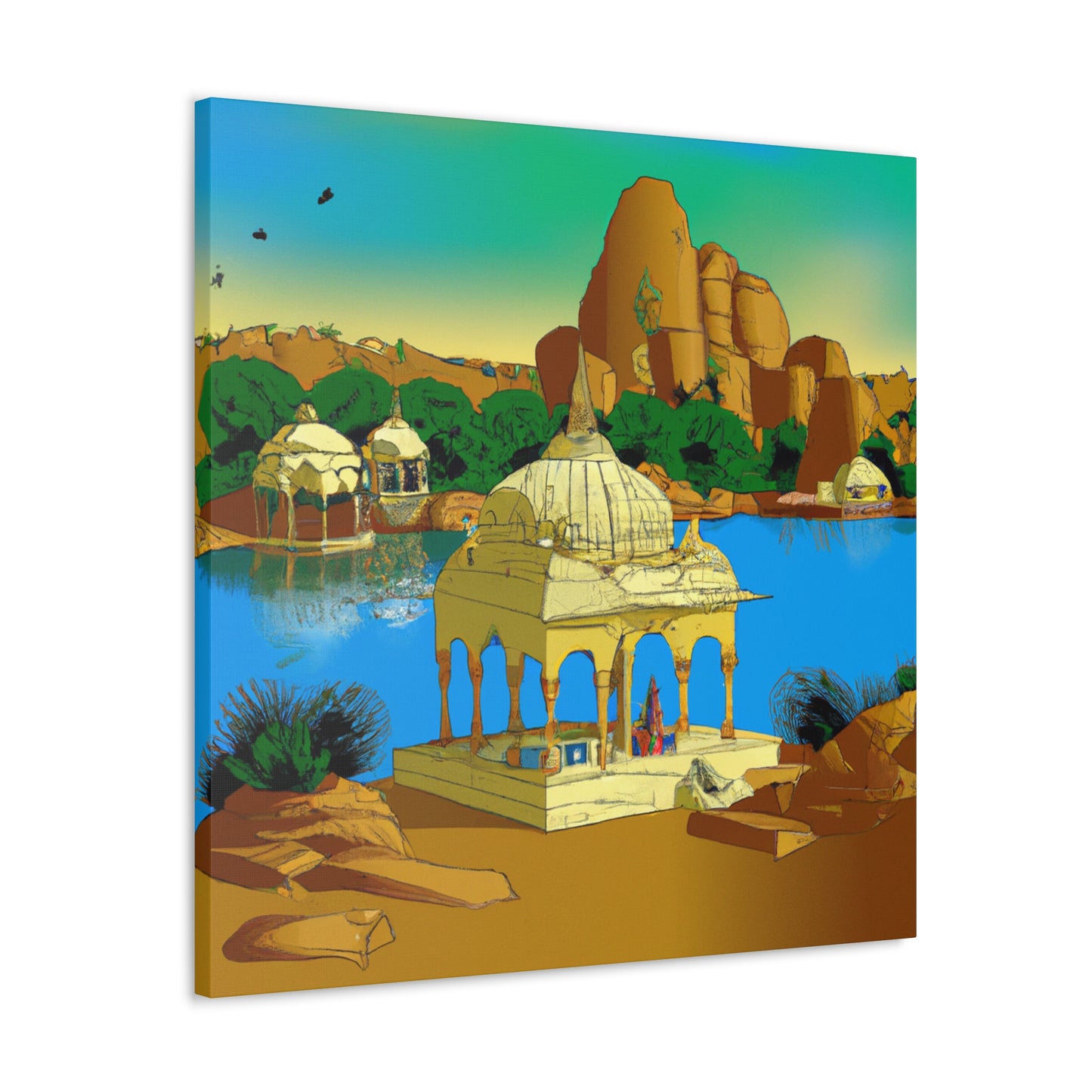 Taj Mahal - Destination India - Canvas