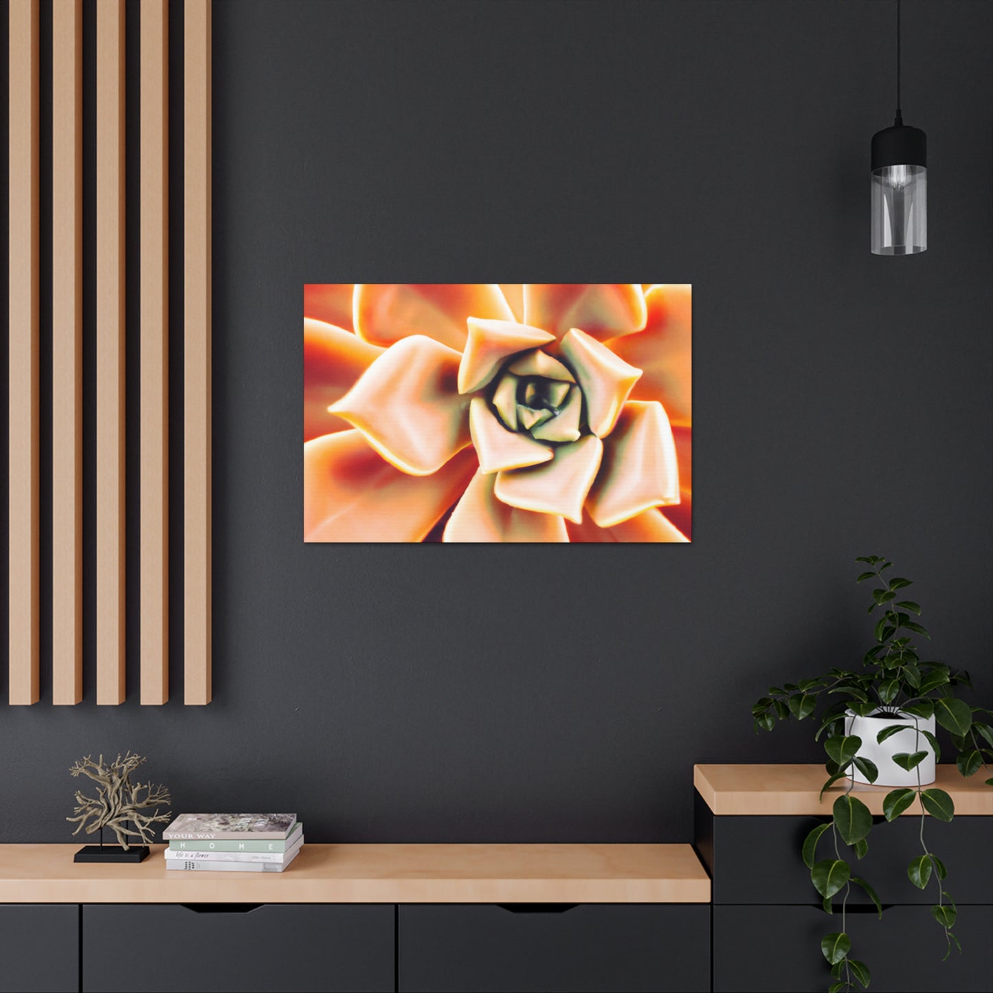 "Melon Symphony" - Canvas - Succulent