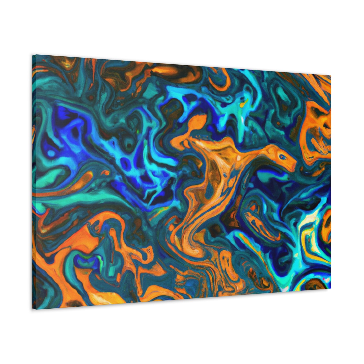 Fire and Water - Canvas - Abstract
