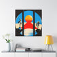 Vigilant Flow- Midcentury - Canvas