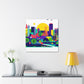 Llama Fiesta - South America - Canvas