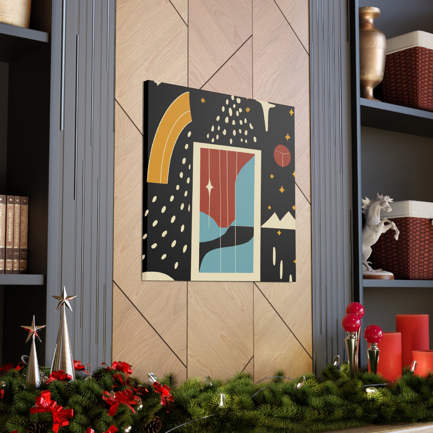 Honey Entry - Midcentury Canvas