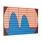 Peaks- Midcentury Canvas
