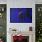 Purple Deer- Wildlife Canvas