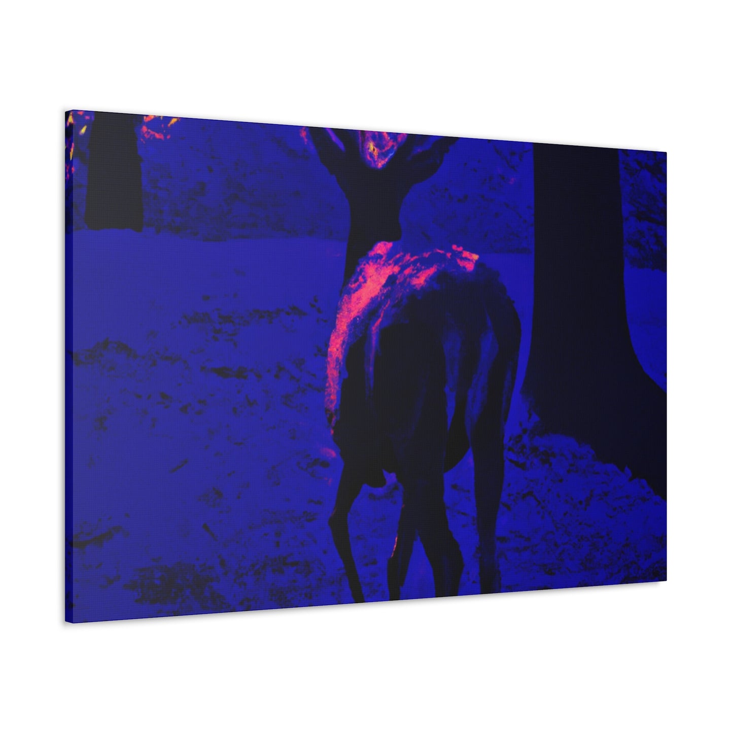Purple Deer- Wildlife Canvas