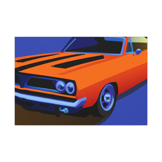 Vintage Vixen - Automobile - Canvas