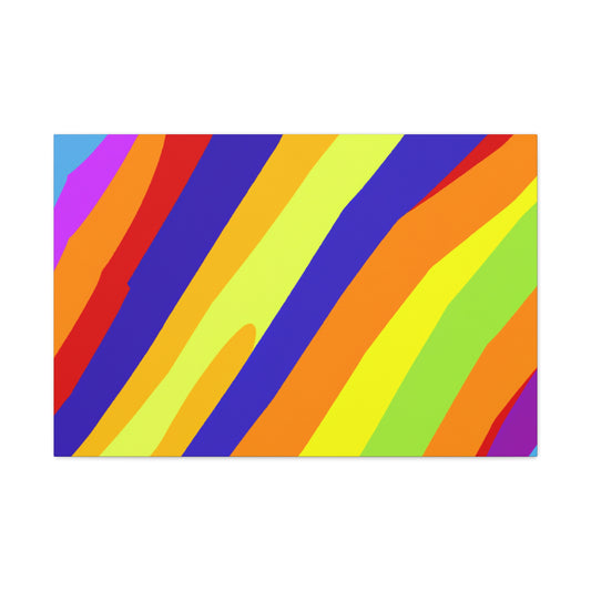 Pixellated Springs - Abstract - Canvas
