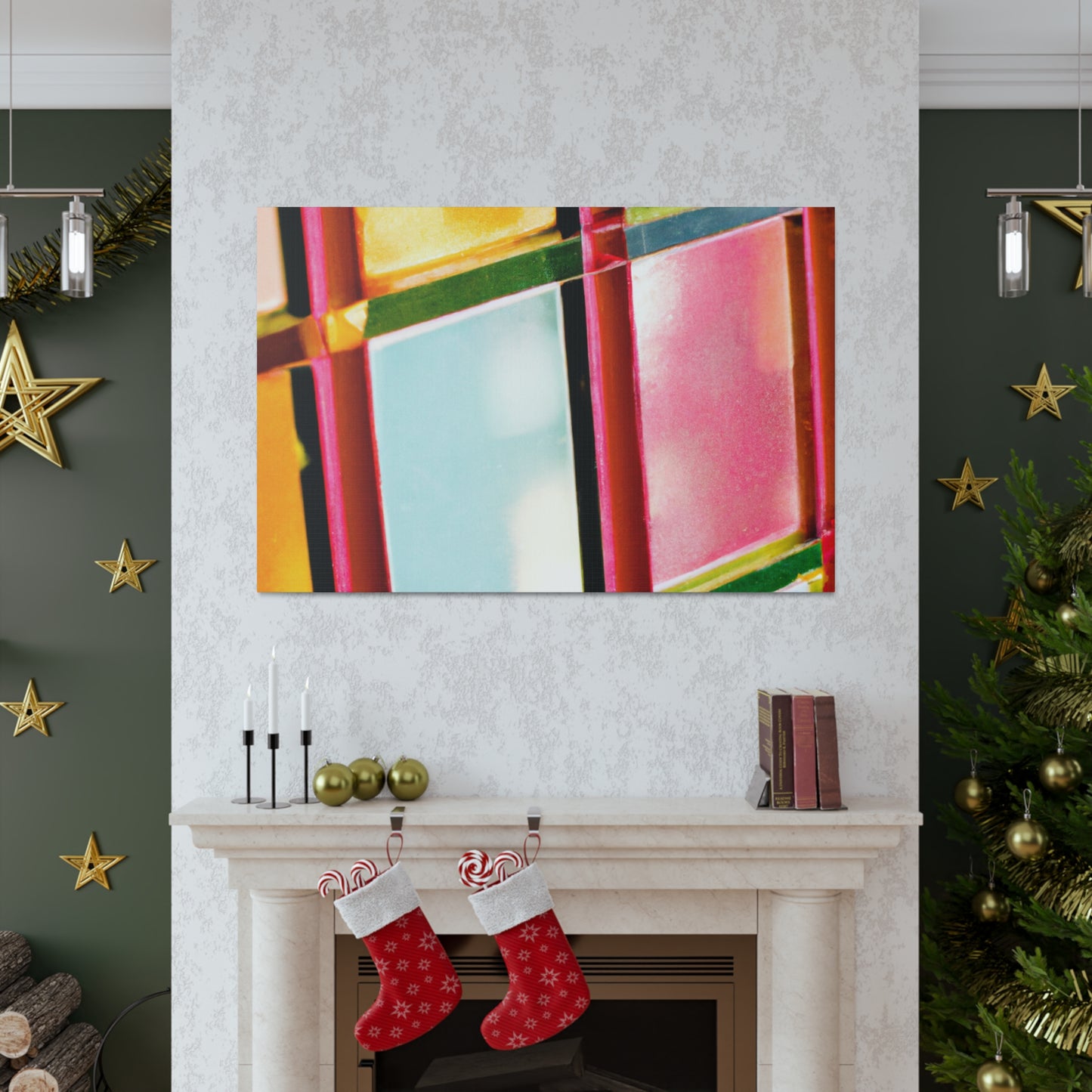 Jeweled- Glass Canvas