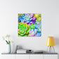 Garden of Bright Delights - Canvas - Succulent