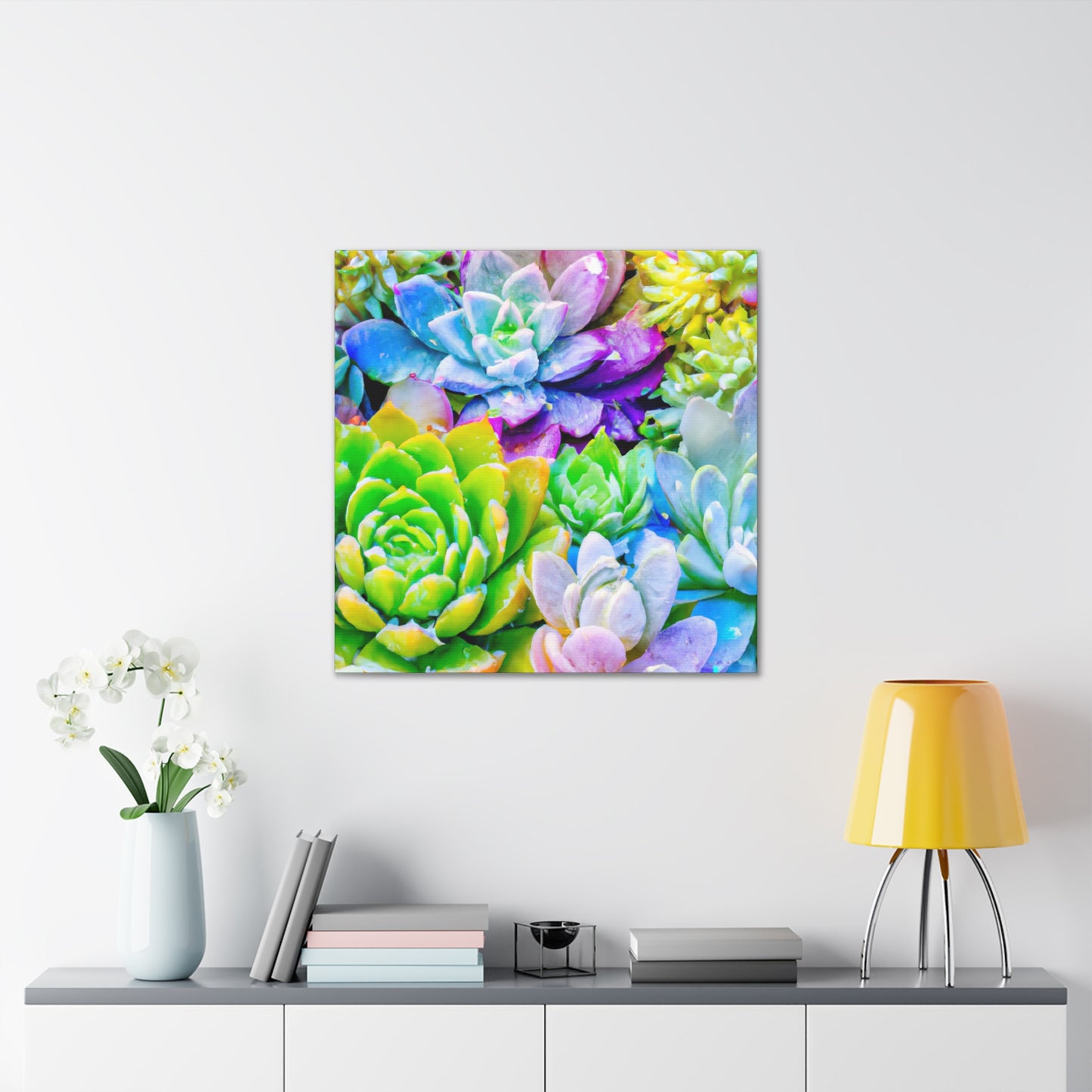 Garden of Bright Delights - Canvas - Succulent