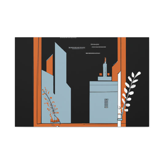 Swingin' Curves - Midcentury - Canvas