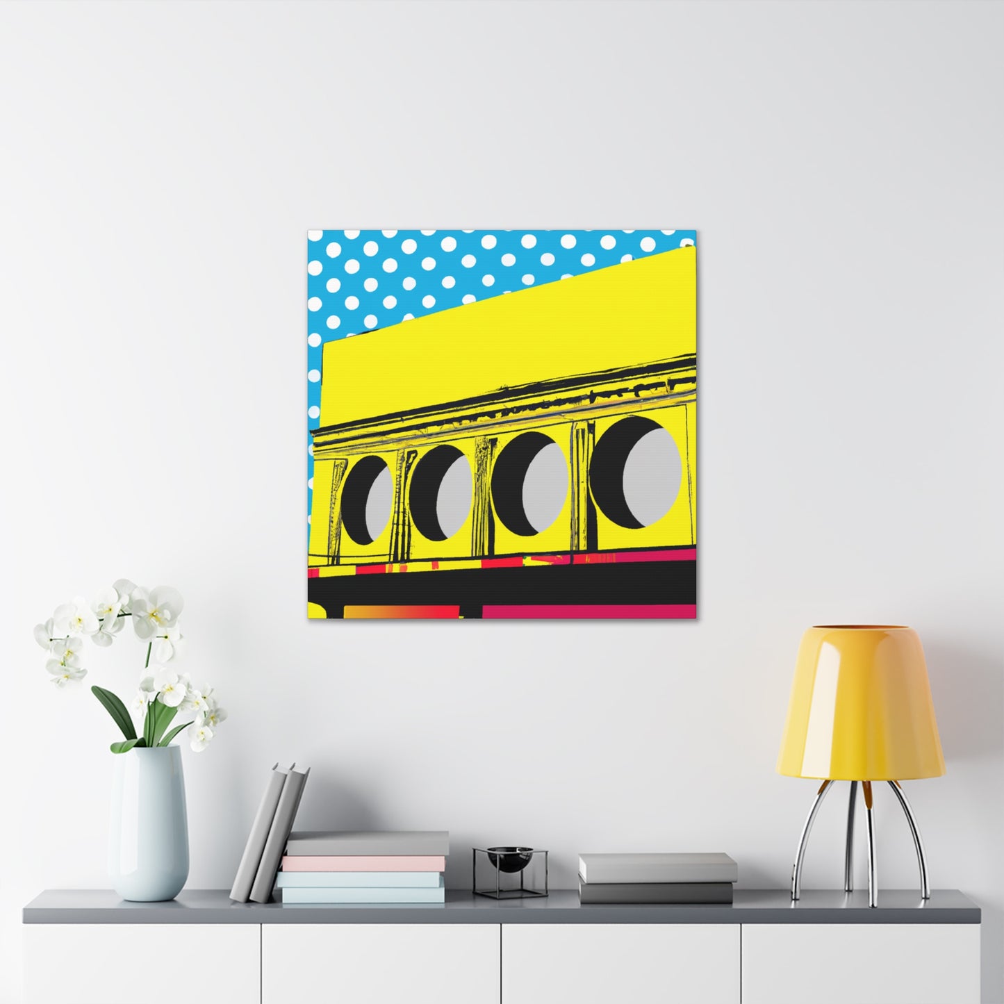 Sunshine Splendor Drive-In Eatery - Canvas - Pop Art