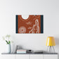 "Specklefluff" - Midcentury Canvas