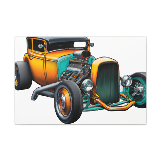 Vintage Burner - Automobile - Canvas