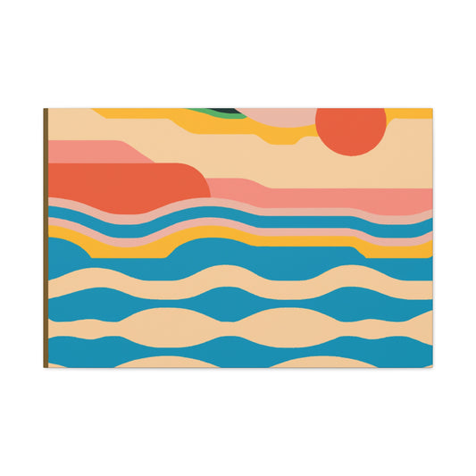 Cool Me Off  - Midcentury Canvas
