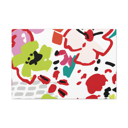Blossomy - Floral - Canvas