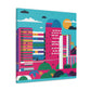 Arriba South America - Canvas