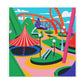 Bloomscape Park - Landscape - Amusement Canvas