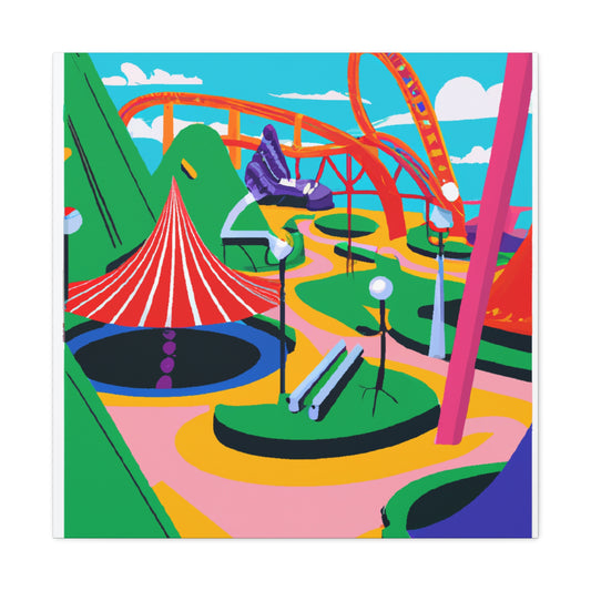 Bloomscape Park - Landscape - Amusement Canvas