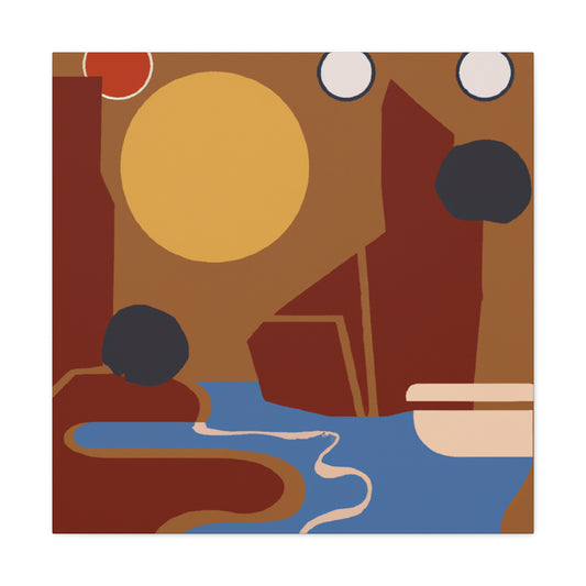 Private Time - Midcentury Canvas
