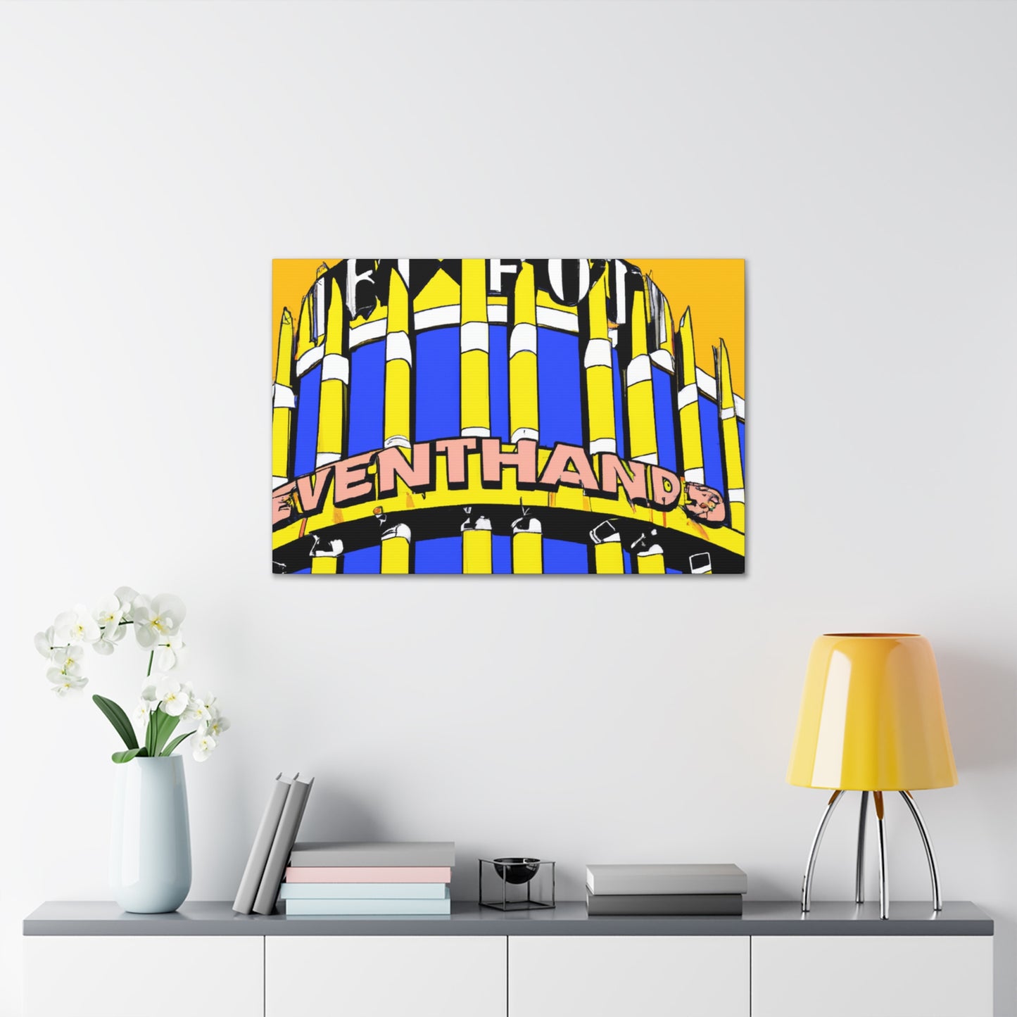 Column Town - Canvas Pop art