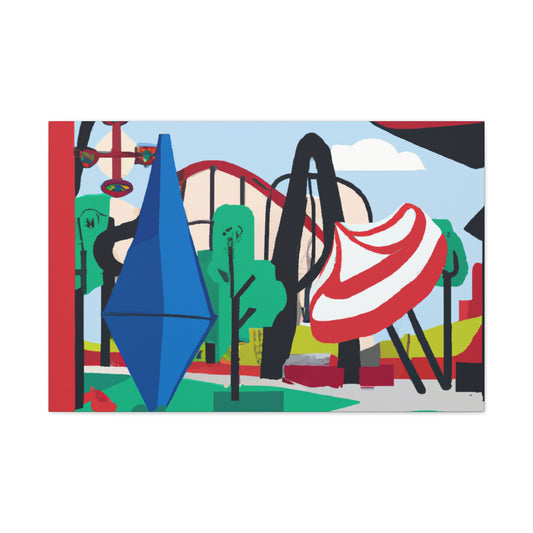 Greenvale - Landscape - Amusement - Canvas