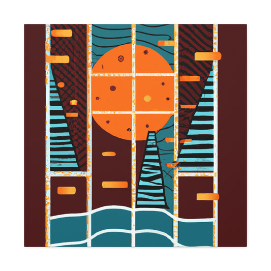 Surge of Geometry - Midcentury - Canvas