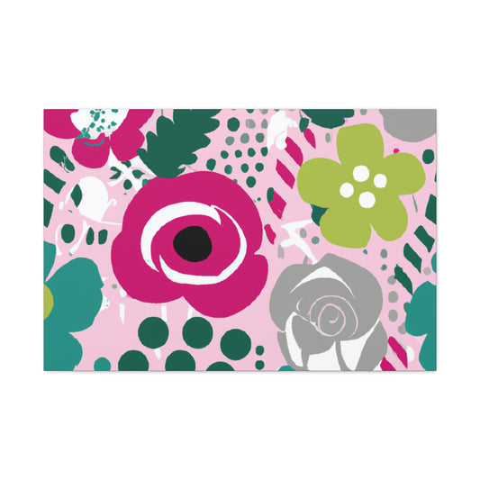 "Floral Fervor" - Floral Canvas