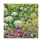 Tangled Garden Pathway. - Floral Canvas