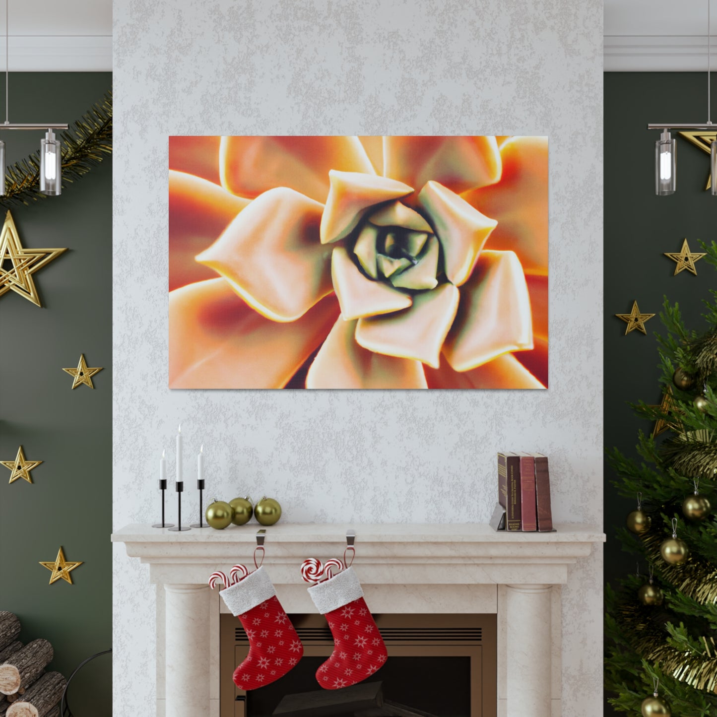 "Melon Symphony" - Canvas - Succulent
