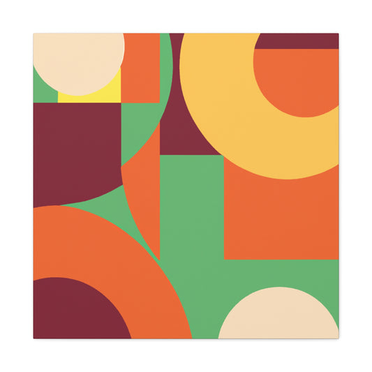 Orbital Burst - Midcentury - Canvas