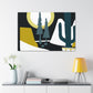 Muted Mirage - Midcentury - Canvas