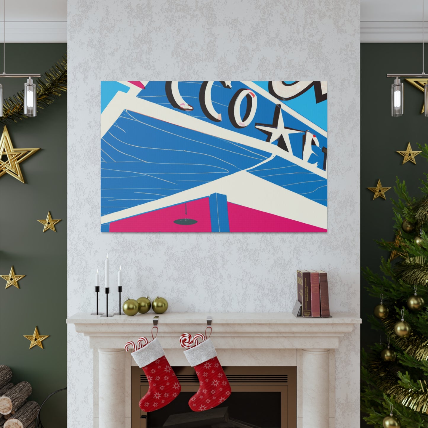 Sock-Hop Motel and Karaoke Lounge - Canvas - Pop Art