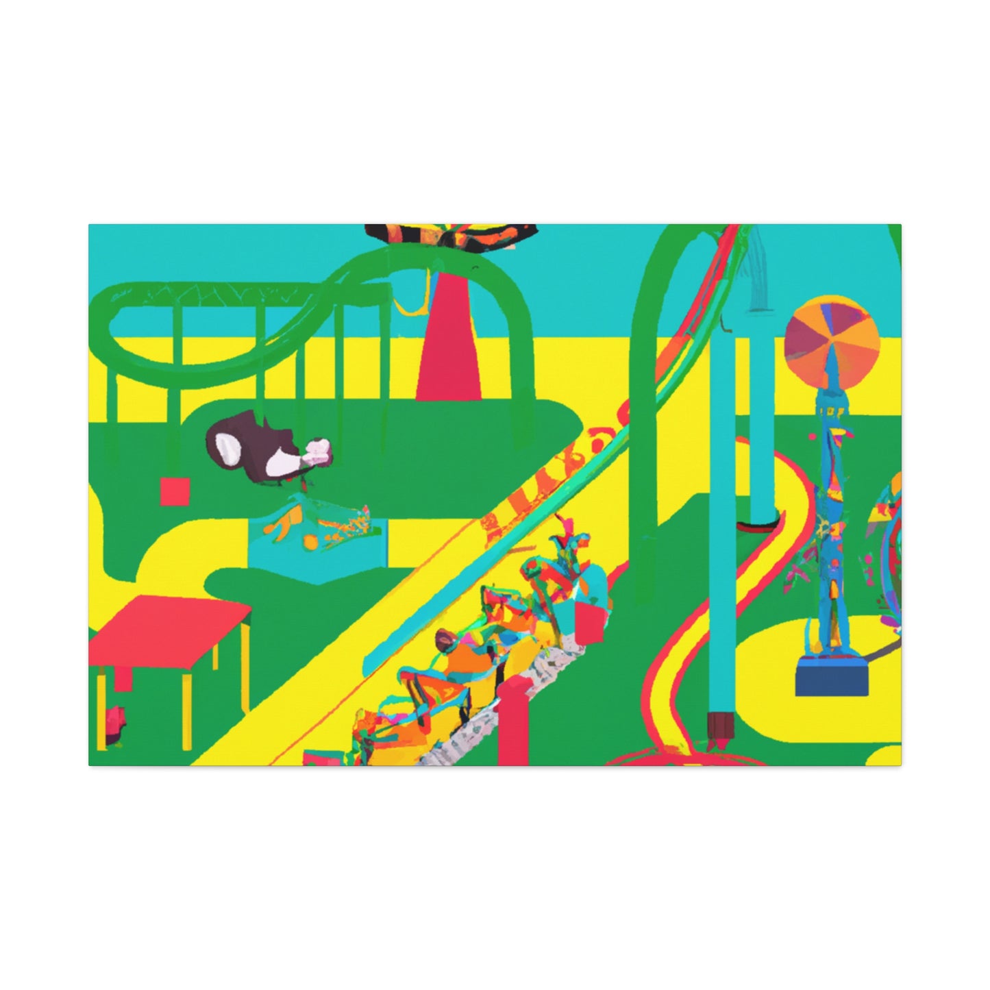Cotton Candy Kingdom - Amusement - Canvas