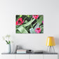 Pink Pop Ups - Canvas - Floral