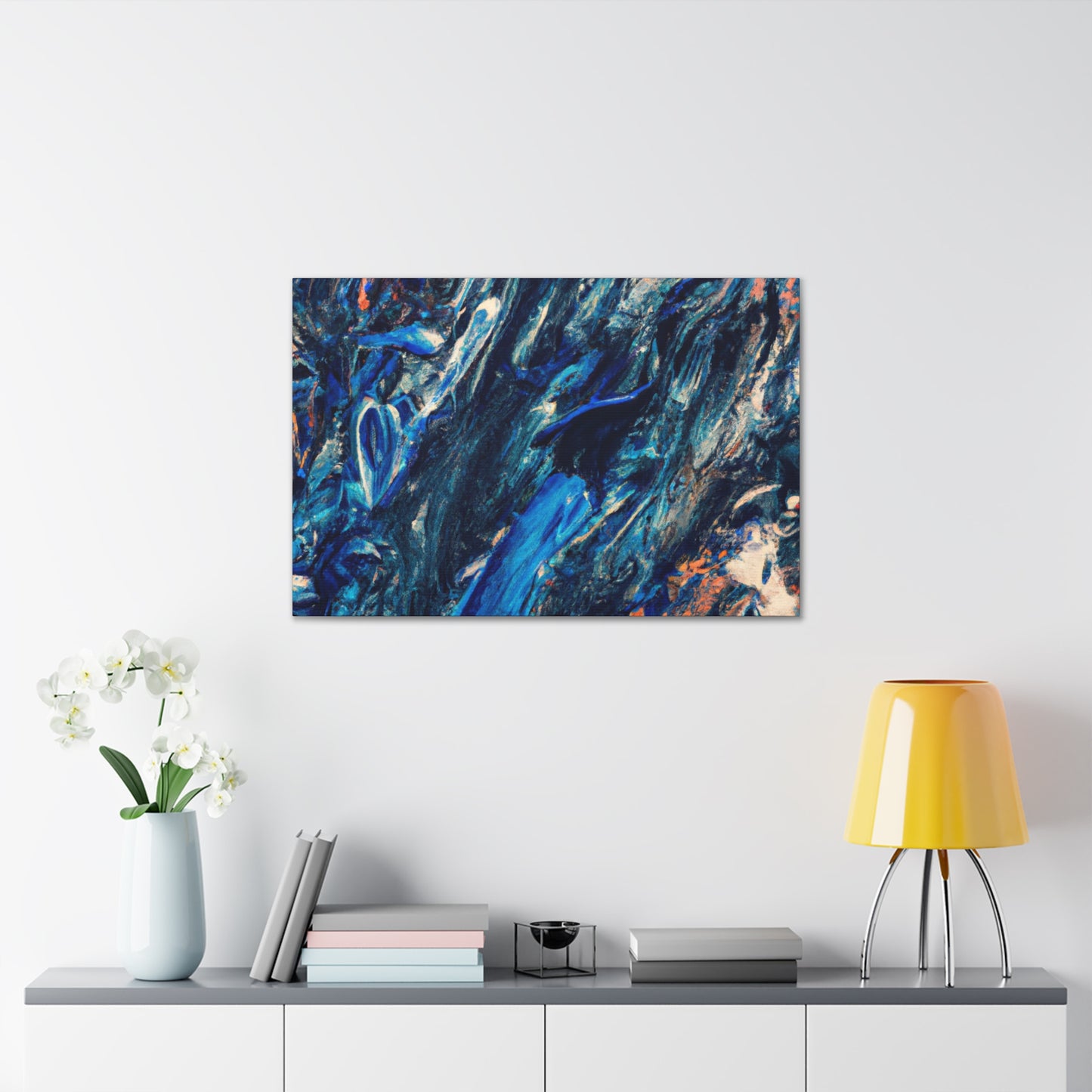 Icey Flow- Abstract Canvas