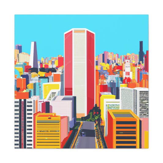 Santiago Villaescusa - South America Canvas