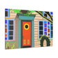 Vibrance Fiddle- Midcentury - Canvas
