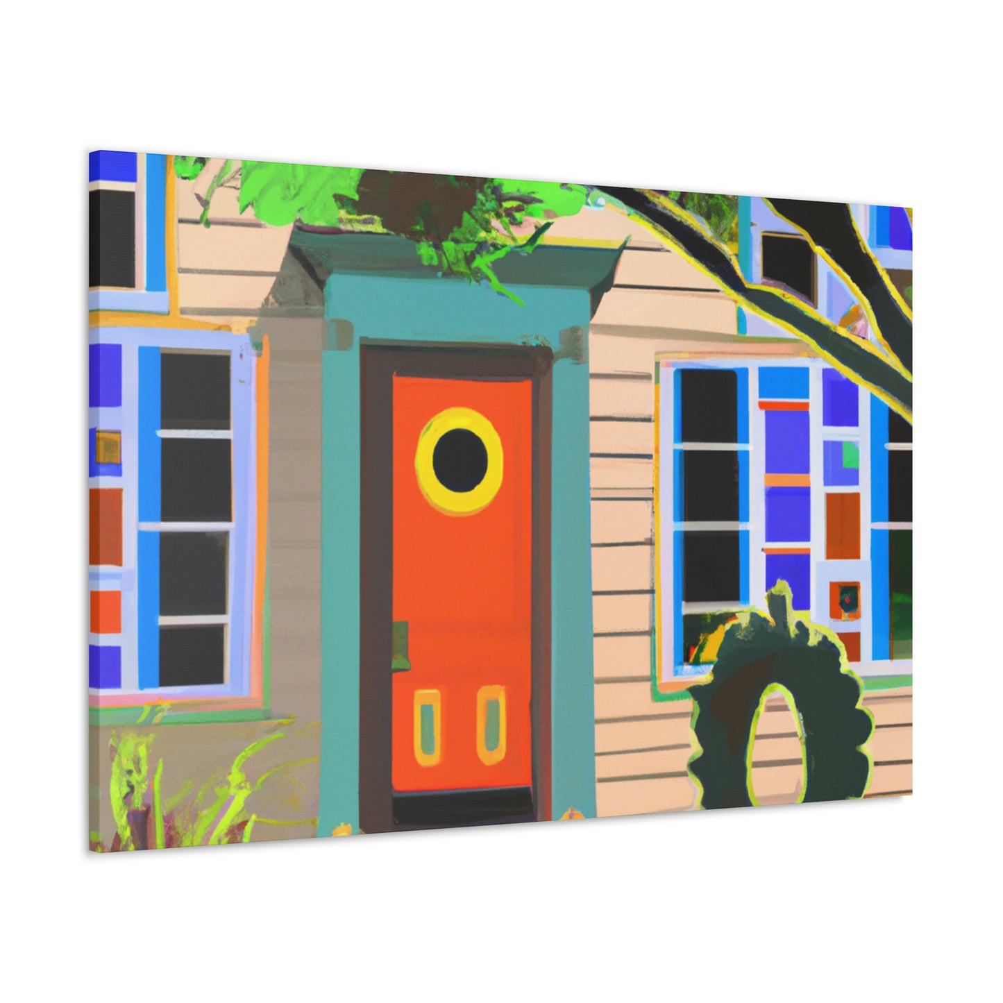 Vibrance Fiddle- Midcentury - Canvas