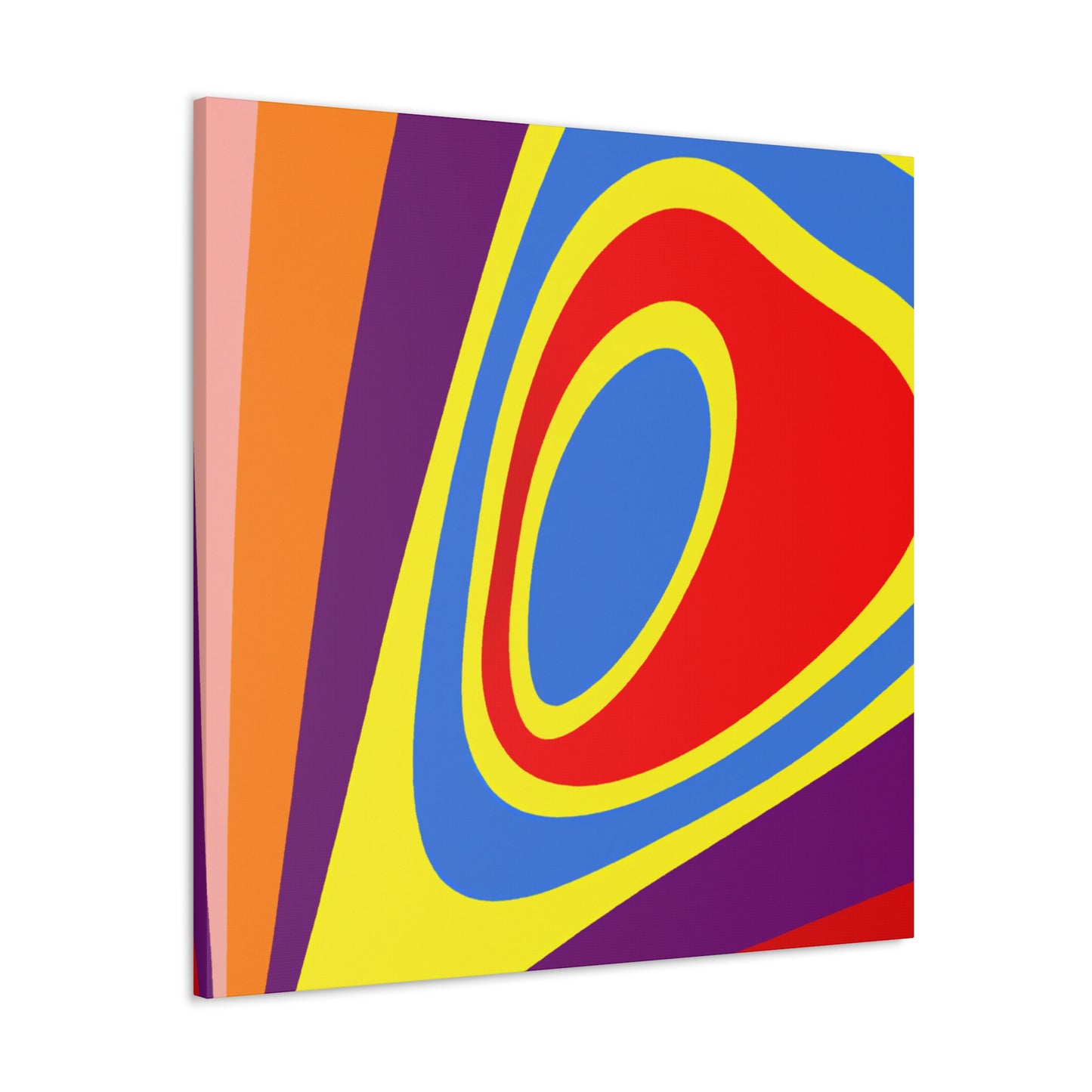 Aqua Sunray - Abstract - Canvas