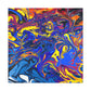 Blue Turbulence - Canvas - Abstract